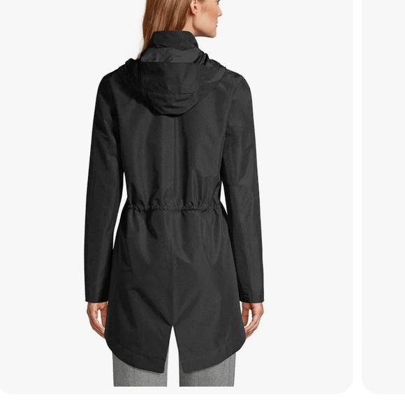 LANDSEND Womens Waterproof Insulated 3 in 1 Rain Coat Parka Optional Vest Black - Picture 2 of 6